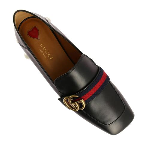 gucci mocassino pelle donna|Mocassini in pelle GUCCI da donna .